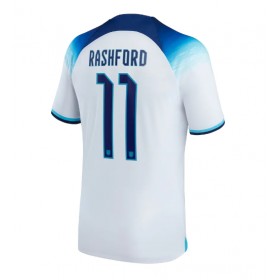 England Marcus Rashford #11 Hemmakläder VM 2022 Kortärmad